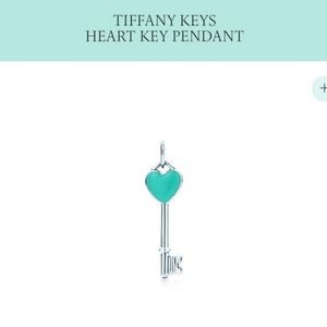 Tiffany Keys Heart Key Pendant and Necklace
